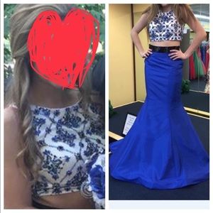 Sherri Hill size 2   2-piece prom dress